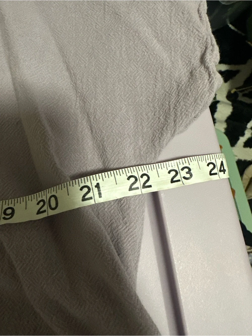 Oh My Gauze! Lilac purple scoopneck oversized 100% cotton top size 2 (L/XL) - Picture 5 of 7